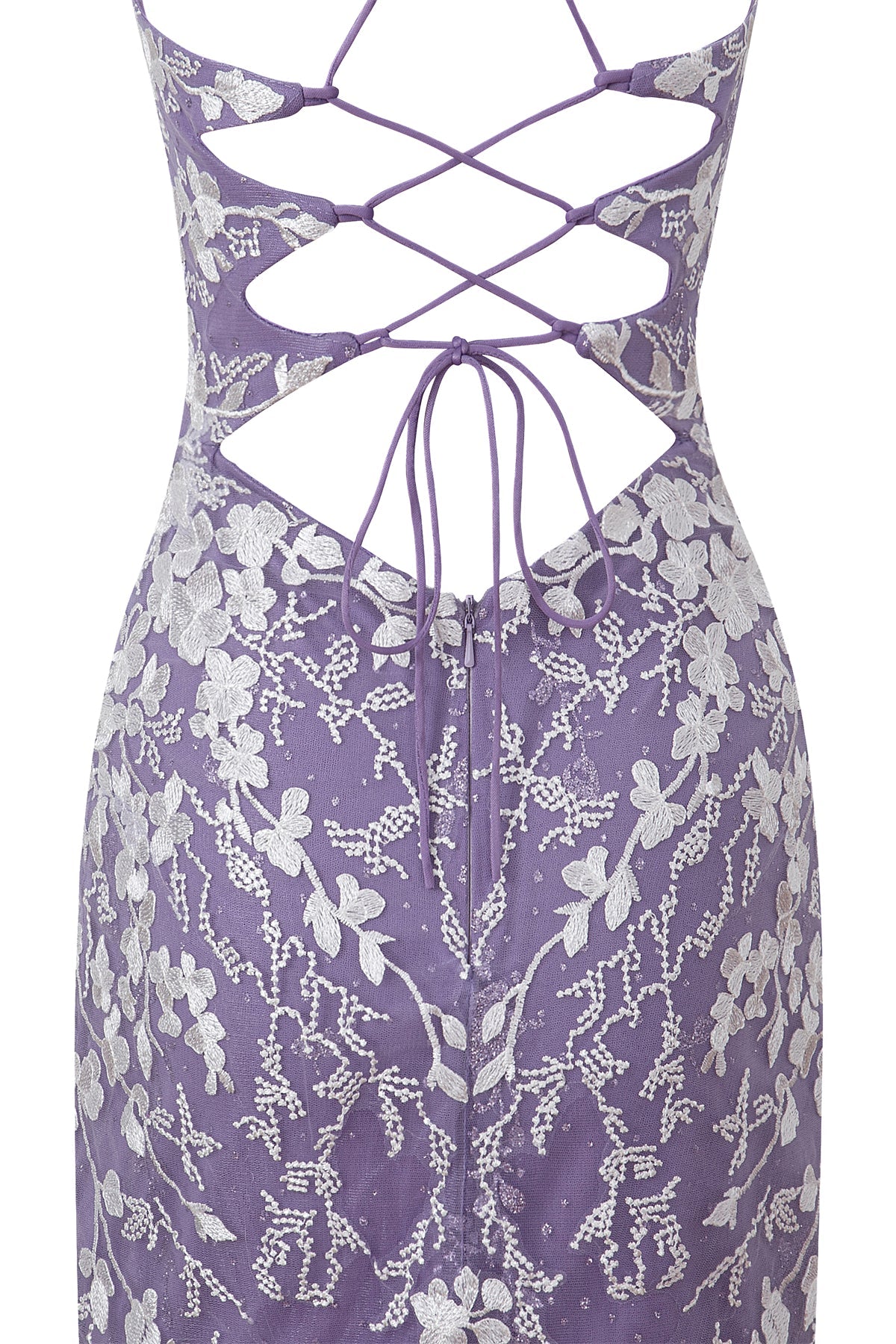 Savannah Sheath Short Spaghetti Strap Lace Homecoming Dress