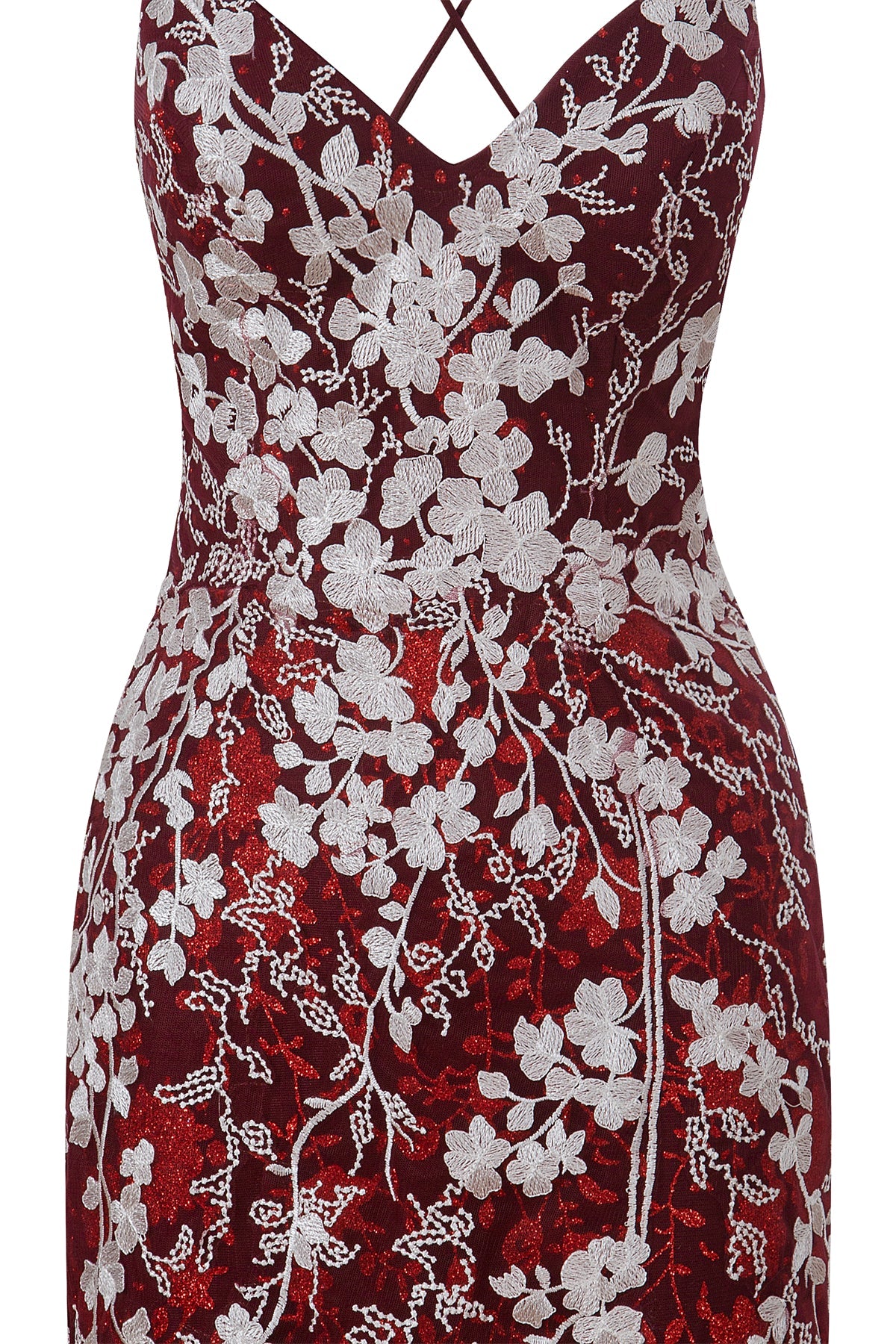 Savannah Sheath Short Spaghetti Strap Lace Homecoming Dress