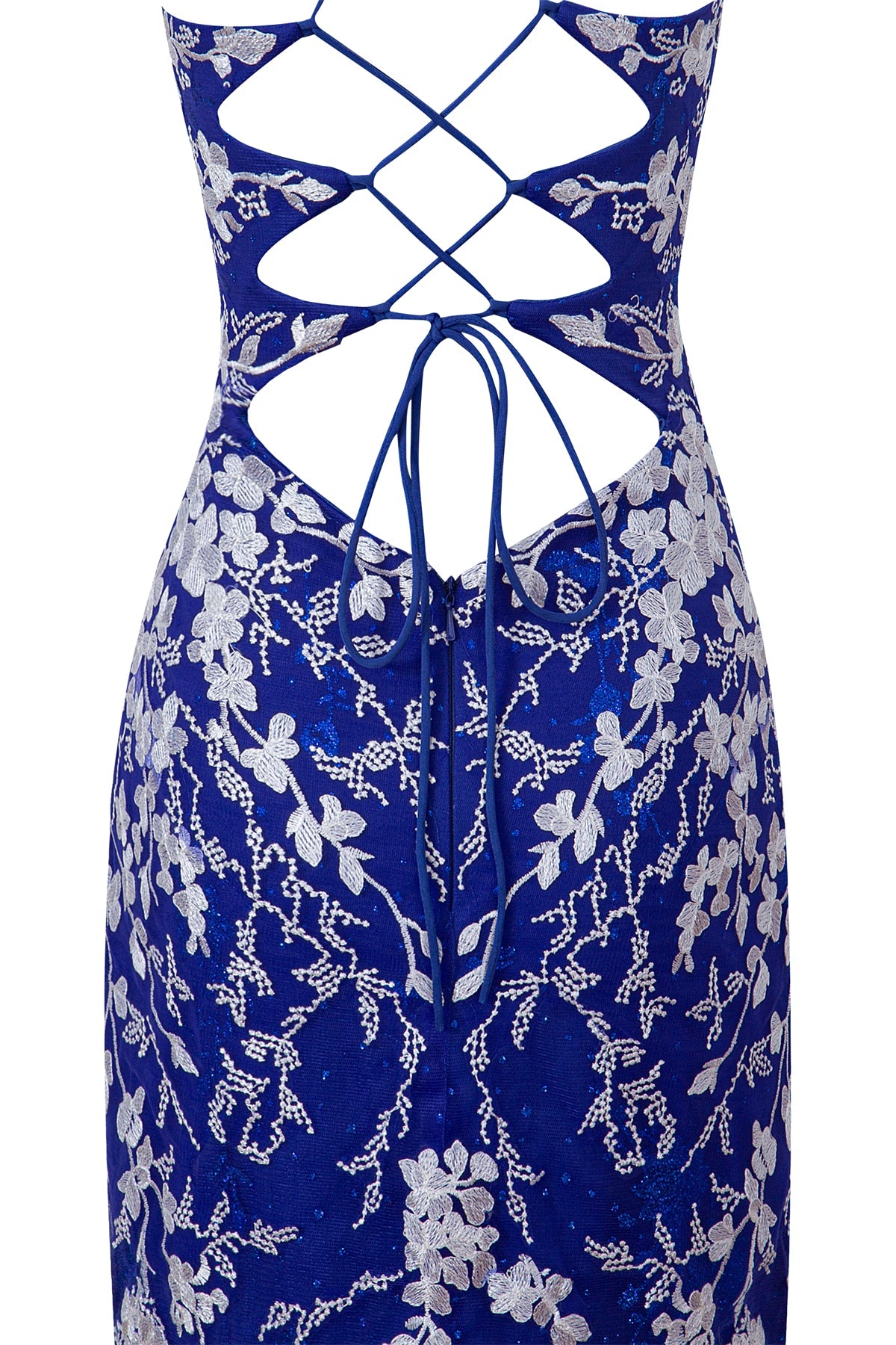 Savannah Sheath Short Spaghetti Strap Lace Homecoming Dress