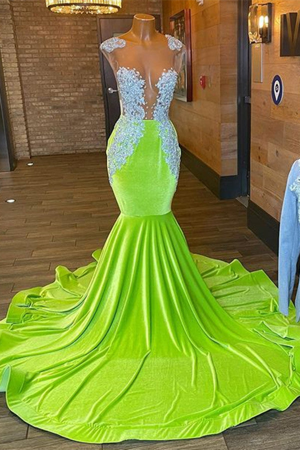 Newinlook Sleeveless Beading Backless Evening Dress