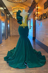 Newinlook Chic Sleeveless Beading Mermaid Evening Dress