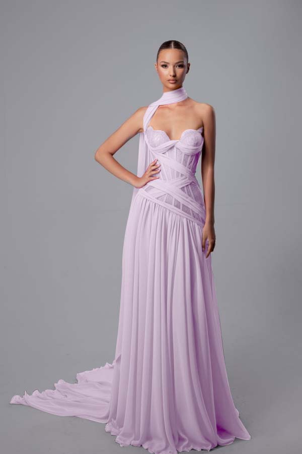Strapless Sweetheart Sleeveless Long Formal Dress With Pleated