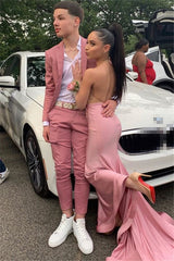 Newinlook Newest Casual Pink Wedding Suit for Groom