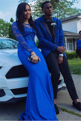 Newinlook Fashion Black Lapel Designer Two-Piece Wedding Suits for Men on Sale