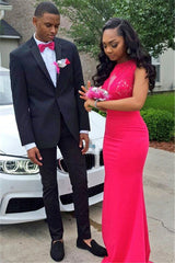 Newinlook Two-Piece Black Casual David Beckham-Inspired Wedding Suit with Notch Lapel