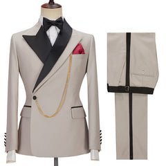 Newinlook Glamorous Royal Wedding Suit Inspired by David Beckham with Peaked Lapel