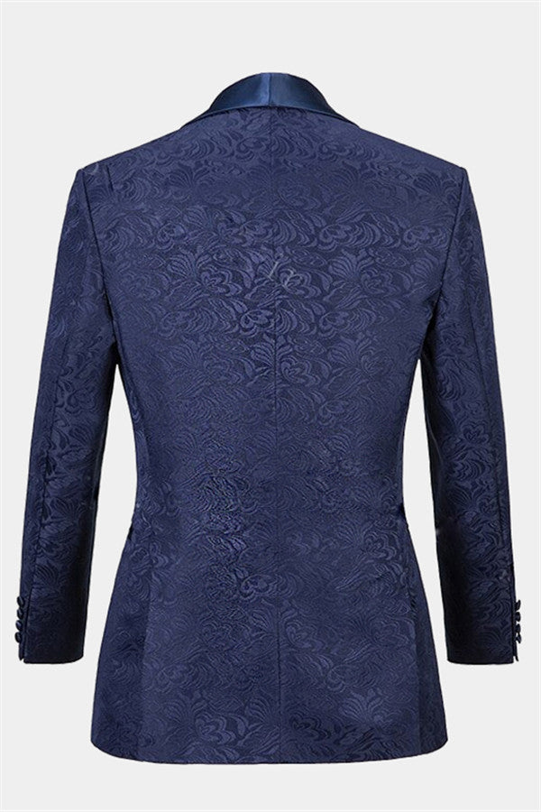 Newinlook Navy Blue Groomsmen Suit - Three Pieces Tux, On Sale