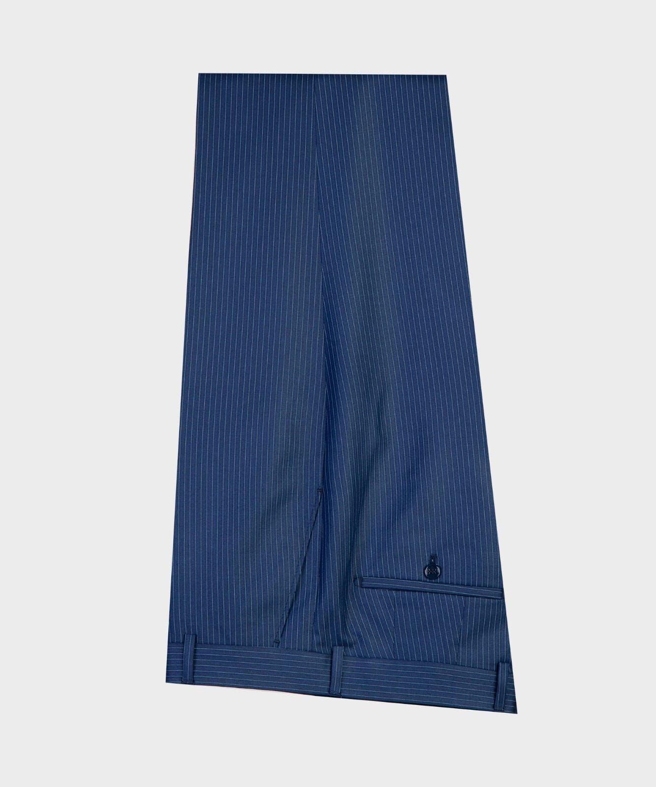 Charlie Navy Peak Lapel Double Breasted Two-Piece Men’s Suits