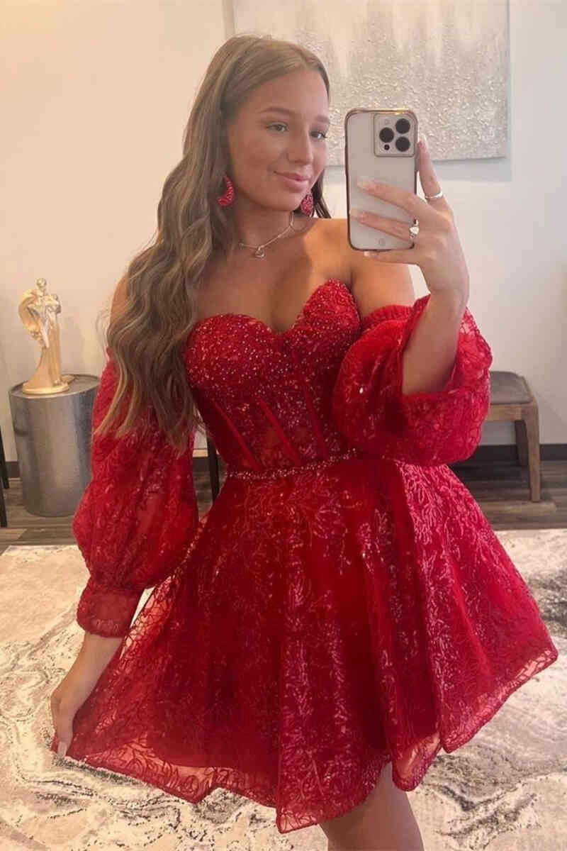 Skylar A-Line Sweetheart Homecoming Dress Newinlook Skylar A-Line Sweetheart Homecoming Dress Newinlook