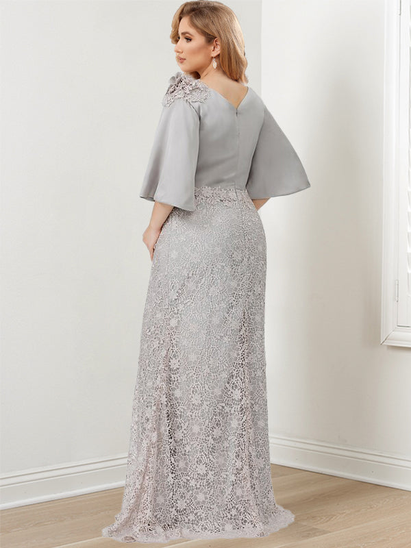 Elegant Mother of the Bride Trumpet/Mermaid Dresses Featuring Applique