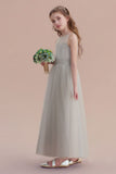 A-Line Chic Ankle Length Tulle Flower Girl Dress Online