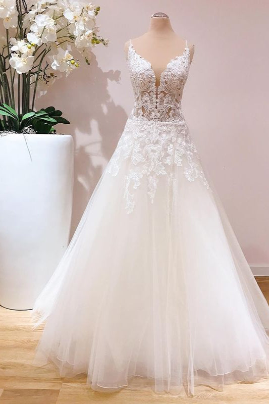 slim fit dress slacks Rachel Allan Bridal RB2184 - Long Tulle, Glitter Tulle, Chiffon, Applique, Beading A-Line Dress main image 1