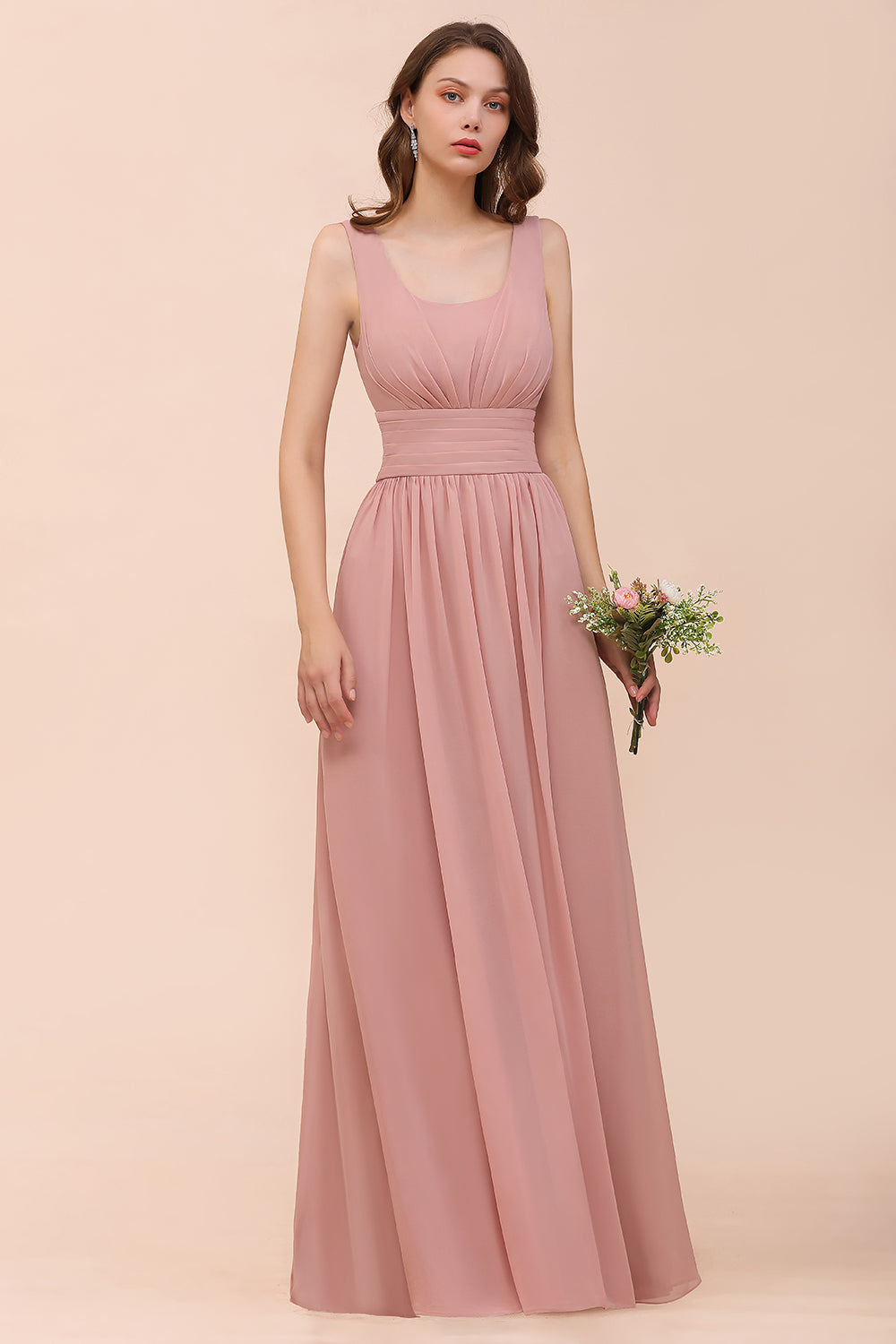 Affordable Sleeveless Ruffle Vintage Mauve Bridesmaid Dresses Newinlook Affordable Sleeveless Ruffle Vintage Mauve Bridesmaid Dresses Newinlook