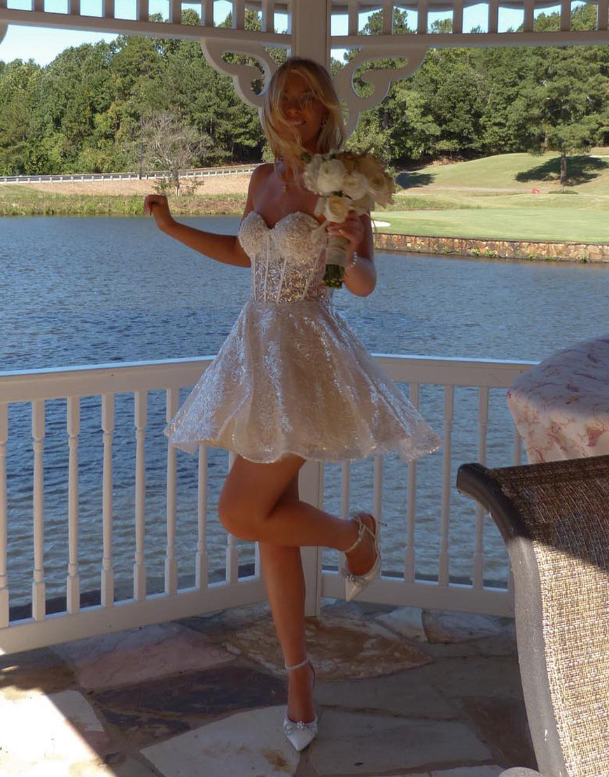 Skylar A-Line Sweetheart Homecoming Dress Newinlook Skylar A-Line Sweetheart Homecoming Dress Newinlook