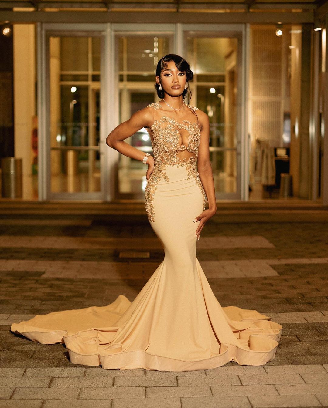 Champagne Prom Dresses Windsor Picture Color SELINADRESS Champagne Prom Dresses Windsor Picture Color SELINADRESS