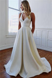 Bowknot Mermaid Sleeveless Prom Dress Long With Pockets