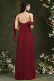 Bridesmaid Dress Side Split Long Chiffon