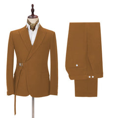 Newinlook Stylish Two-Piece Prom Attire with Peaked Lapel for Men