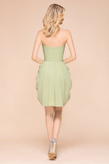 Chic Chiffon Sweetheart Short Bridesmaid Dresses with Ruffle