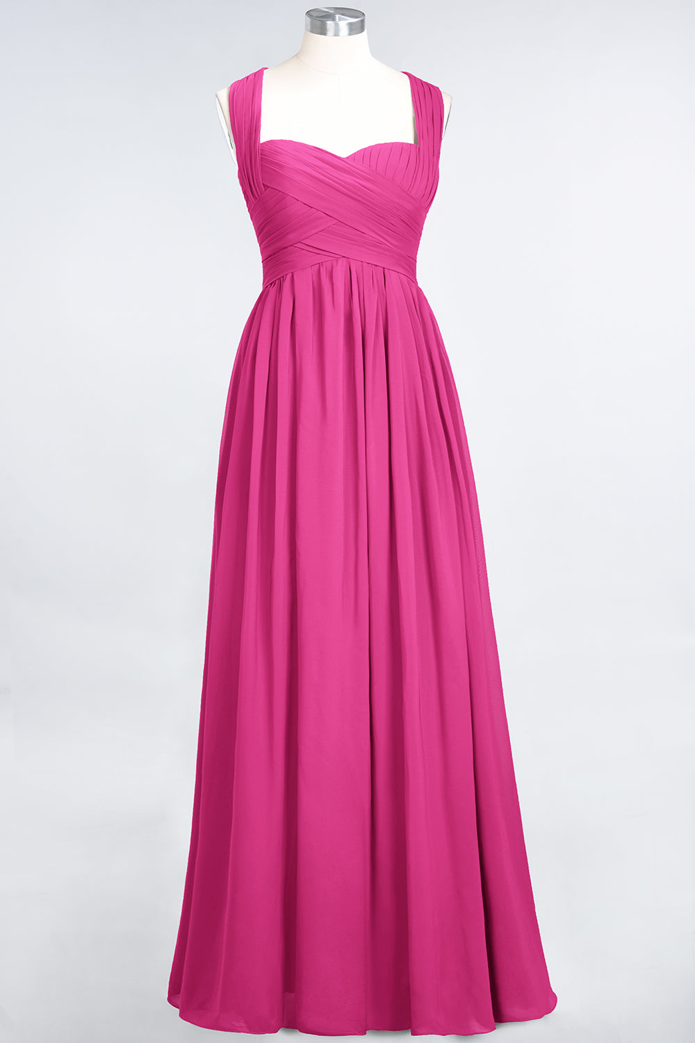 Chic Tiered Sweetheart Cap-Sleeves Bungurdy Bridesmaid Dresses