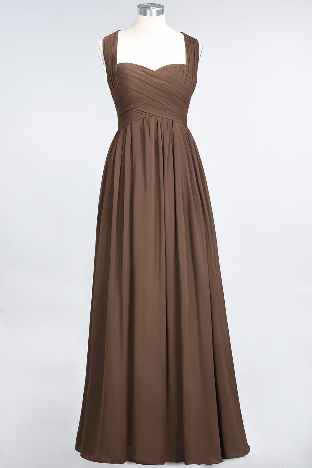 Chic Tiered Sweetheart Cap-Sleeves Bungurdy Bridesmaid Dresses