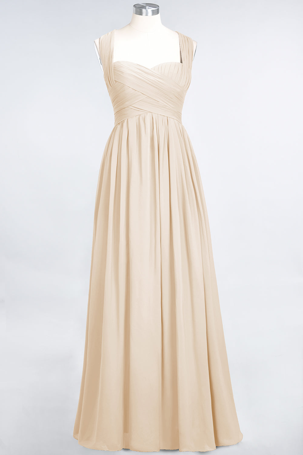 Chic Tiered Sweetheart Cap-Sleeves Bungurdy Bridesmaid Dresses