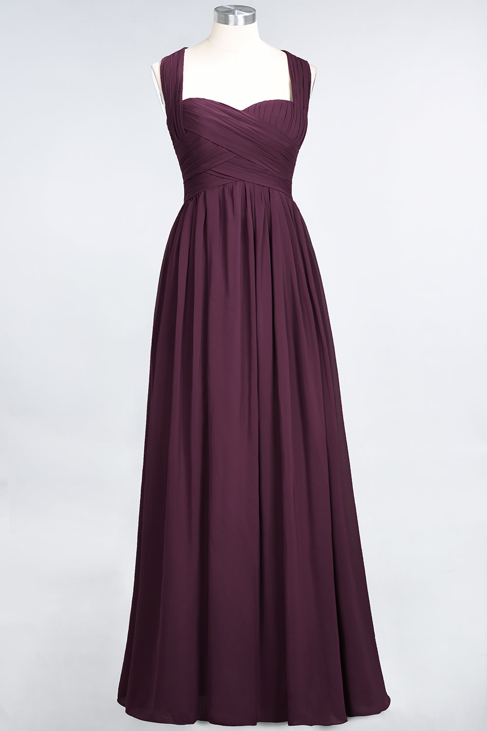 Chic Tiered Sweetheart Cap-Sleeves Bungurdy Bridesmaid Dresses