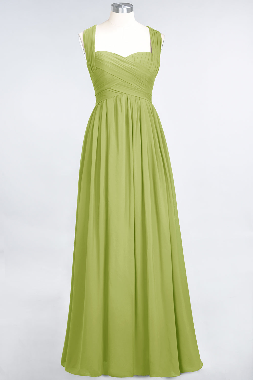 Chic Tiered Sweetheart Cap-Sleeves Bungurdy Bridesmaid Dresses