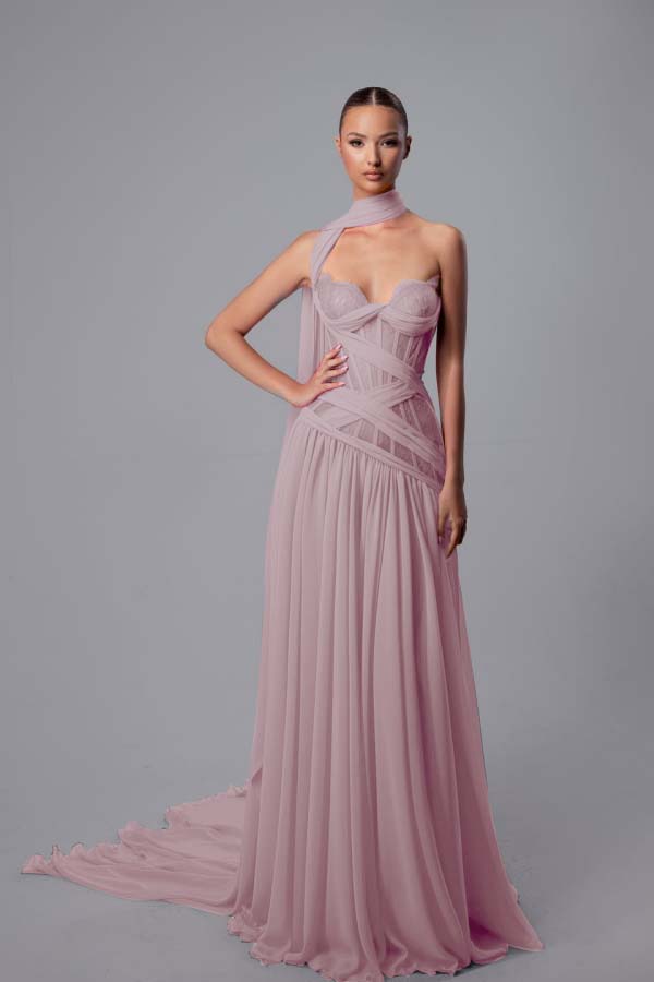 Strapless Sweetheart Sleeveless Long Formal Dress With Pleated