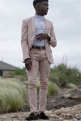 Newinlook Newest Pink Prince Formal Bespoke Prom Suit for Wedding, 2 Pieces