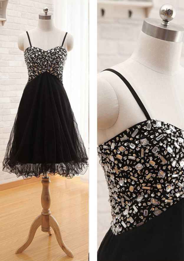 A-Line Sweetheart Sleeveless Prom Dress with Beading Crystal