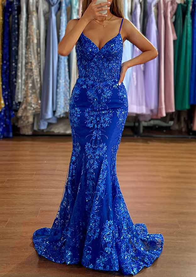 Trumpet style evening gowns new arrivals