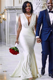 Elegant V-Neck Sleeveless Memaid Evening Dress Online