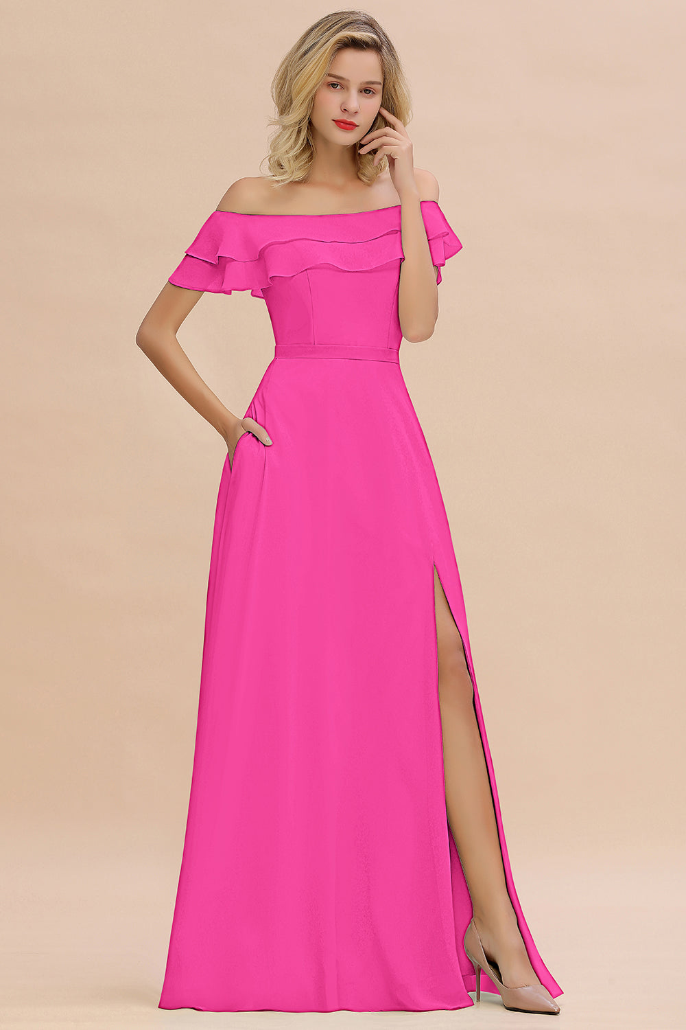 Exquisite Off-the-shoulder Slit Mint Green Bridesmaid Dresses With Poc Newinlook Exquisite Off-the-shoulder Slit Mint Green Bridesmaid Dresses With Poc Newinlook