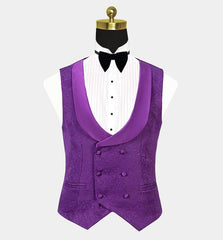 Newinlook Violet Wedding Guest Suit - Classic Jacquard, Three Pieces
