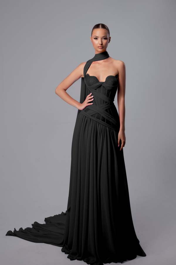 Strapless Sweetheart Sleeveless Long Formal Dress With Pleated