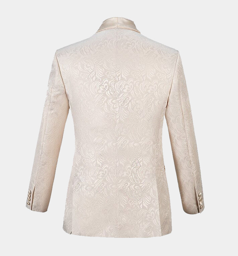 Newinlook White Shawl Lapel Wedding Tuxedo - Three-Piece Set, Online