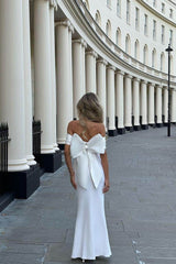 Sleeveless Off the Shoulder Long Mermaid Formal Dress With Pleated