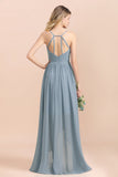 Gorgeous Hi-Lo Heart-Shaped Ruffle Bridesmaid Dress with Spaghetti Straps