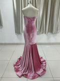 Gorgeous Strapless Sweetheart Long Prom Dress with Appliques Beadings Online