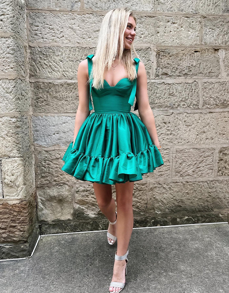 Sabrina A-Line Sweetheart Homecoming Dress with Ruffles Newinlook Sabrina A-Line Sweetheart Homecoming Dress with Ruffles Newinlook
