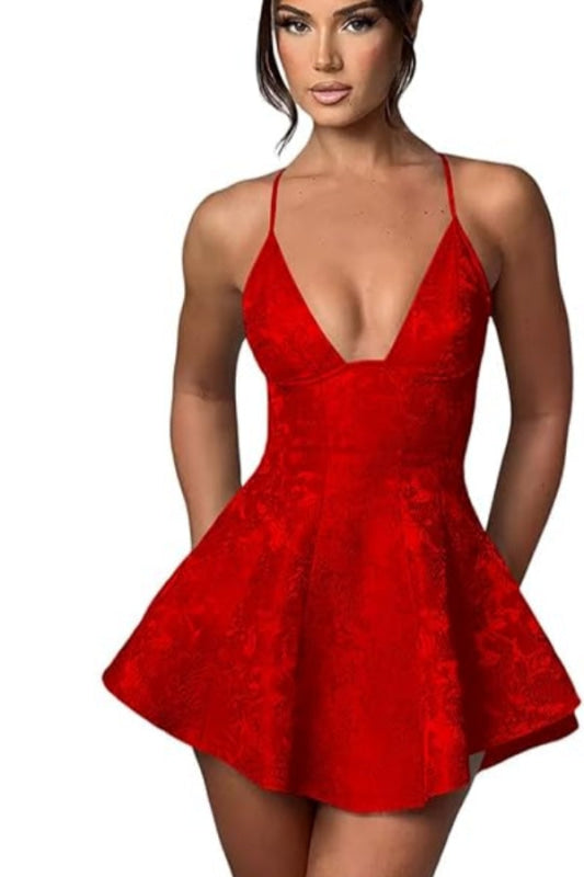 Charming Halter Satin Mini Homecoming Dress Ruffle Floral Jacquard Sho Newinlook Charming Halter Satin Mini Homecoming Dress Ruffle Floral Jacquard Sho Newinlook