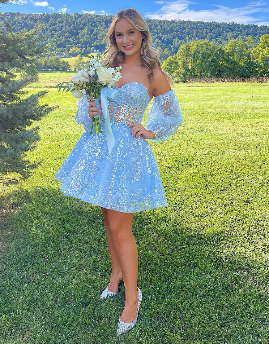 Skylar A-Line Sweetheart Homecoming Dress Newinlook Skylar A-Line Sweetheart Homecoming Dress Newinlook