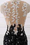 Luxury Tulle Jewel Appliques Mermaid Prom Dresses with Rhinestone Online
