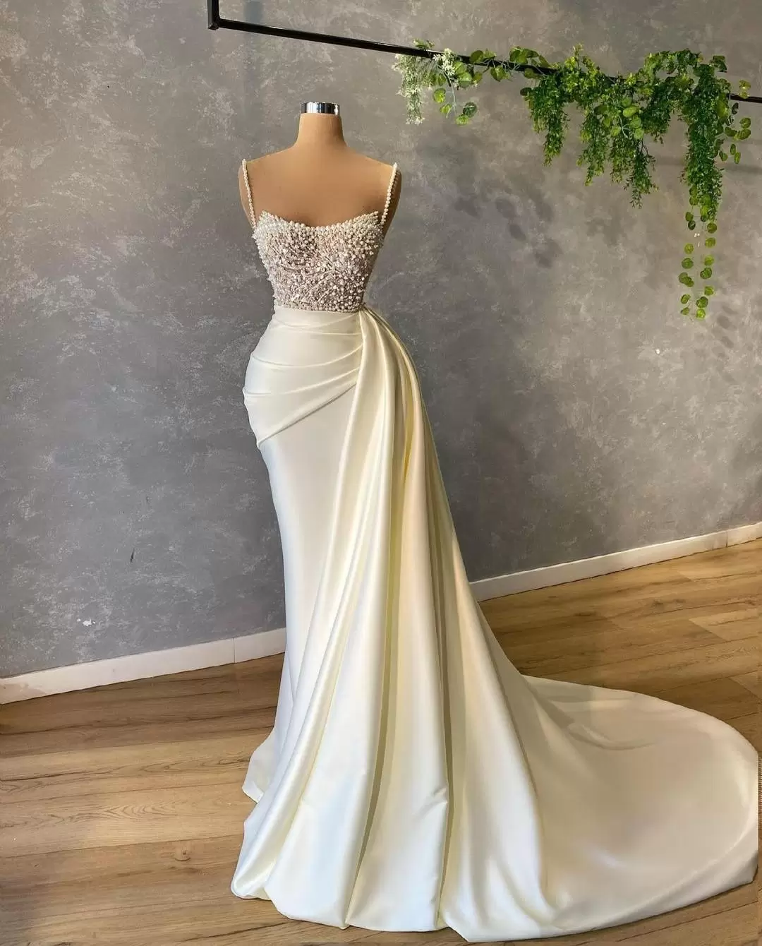 Mermaid Sequins Pearls Prom Dress Sleeveless Evening Maxi Dress With P Newinlook Mermaid Sequins Pearls Prom Dress Sleeveless Evening Maxi Dress With P Newinlook