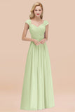 Modest Chiffon Sweetheart Sleeveless Affordable Bridesmaid Dresses with Ruffles
