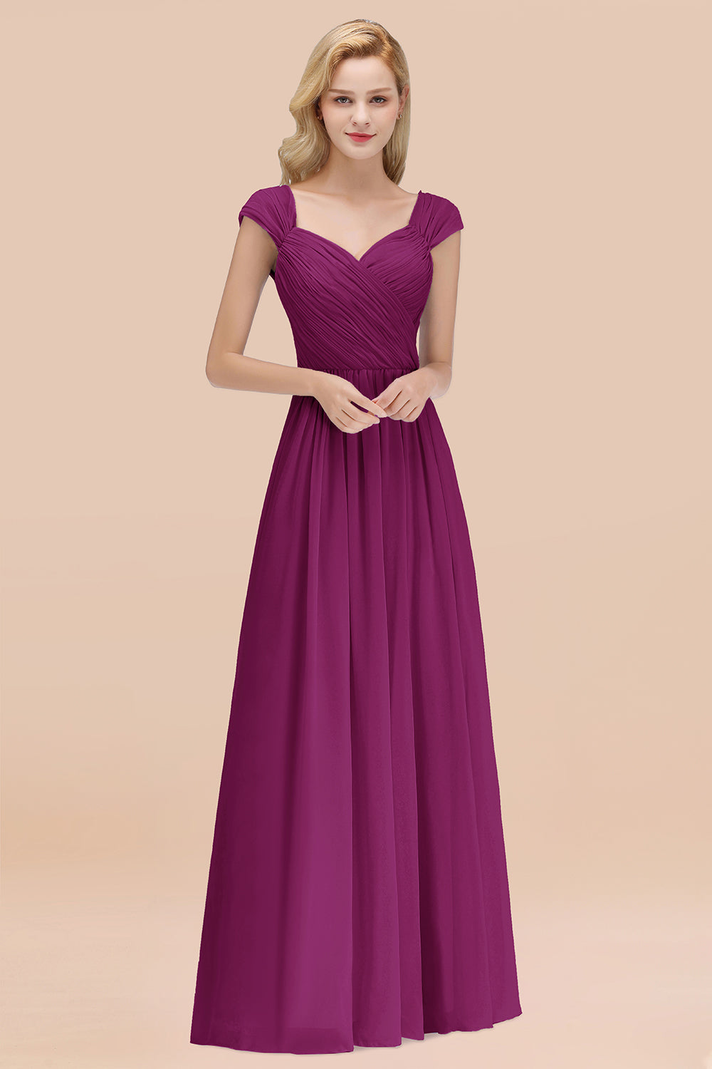 Modest Chiffon Sweetheart Sleeveless Affordable Bridesmaid dresses wit Newinlook Modest Chiffon Sweetheart Sleeveless Affordable Bridesmaid dresses wit Newinlook