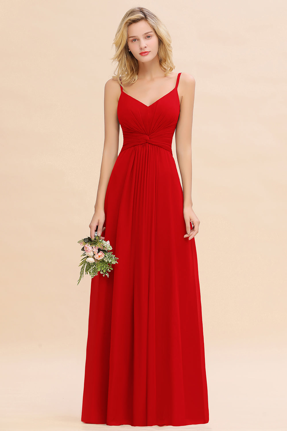 Modest Ruffle Spaghetti Straps Backless Burgundy Bridesmaid dresses Af Newinlook Modest Ruffle Spaghetti Straps Backless Burgundy Bridesmaid dresses Af Newinlook