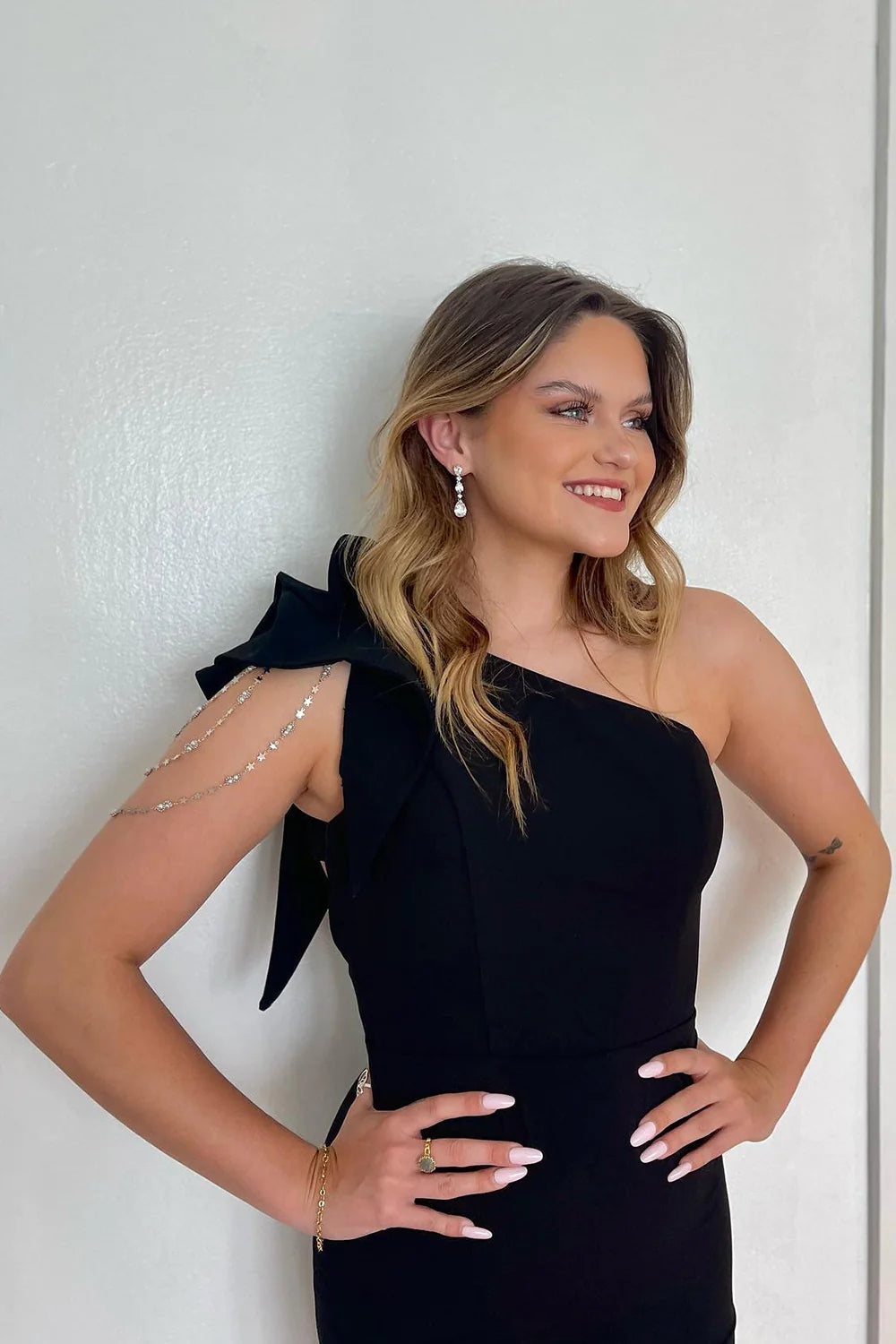 Sparkly Black Tight Short Homecoming Dress with Slit Newinlook Sparkly Black Tight Short Homecoming Dress with Slit Newinlook