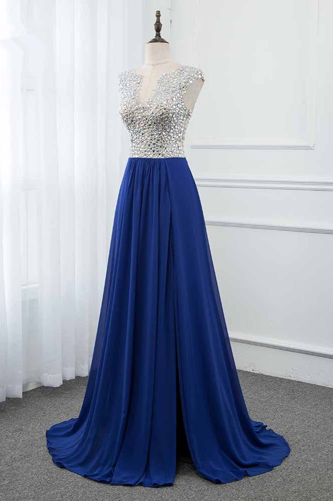 royal blue prom dress with silver top Royal Blue Sparkly Rhinestone Velvet Sequin Mermaid Prom Dress